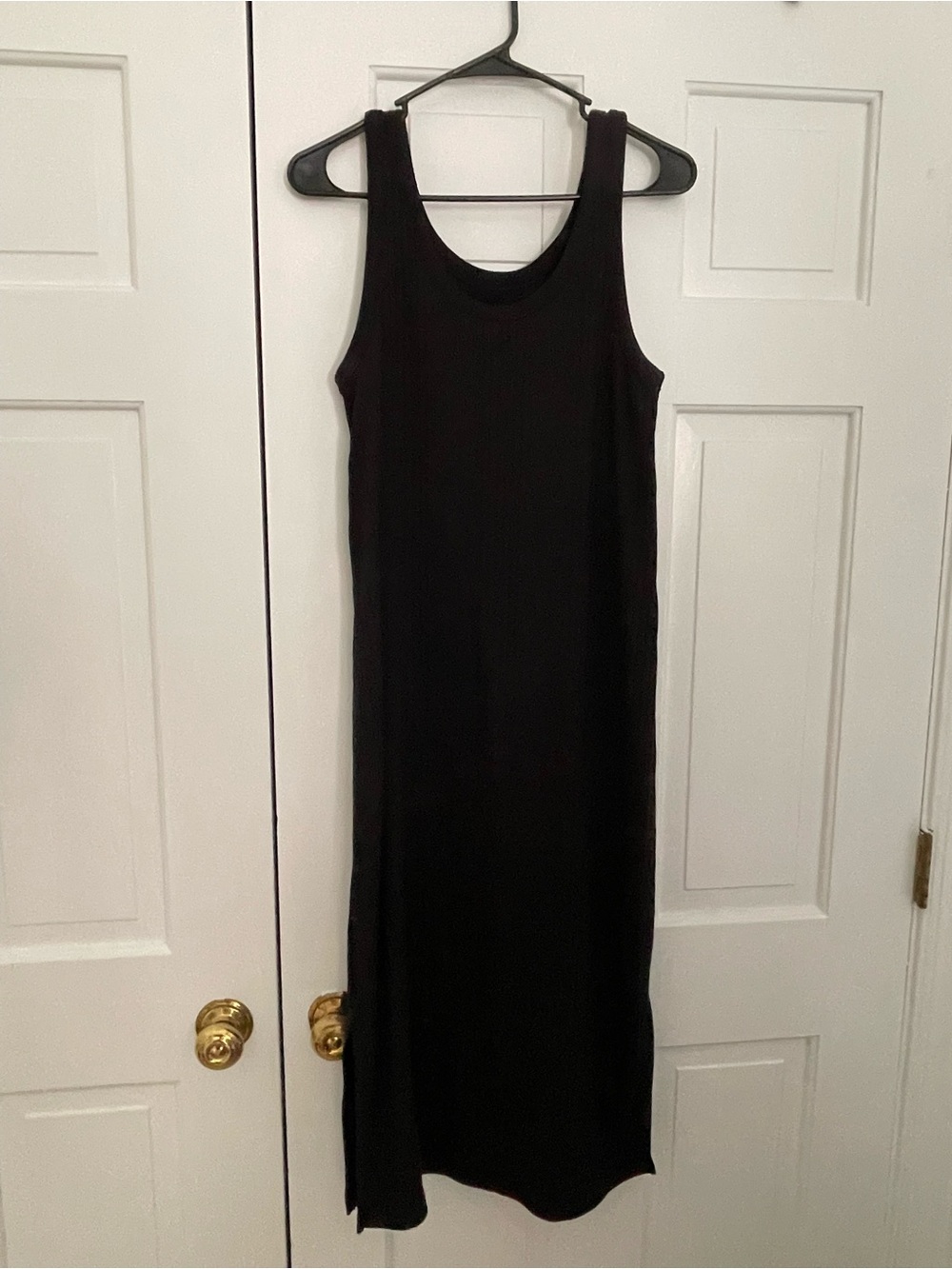 a new day Black Tank Midi Dress - Sleek Scoop Neck